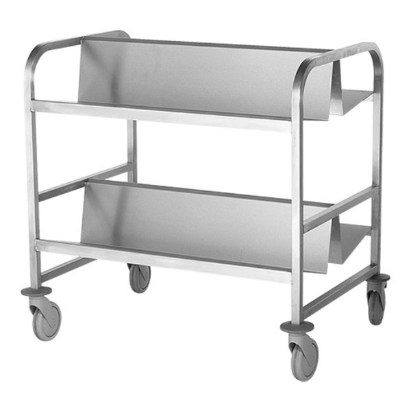 Bordentransportwagen met 2 plateau's | 900x600x900(h)mm