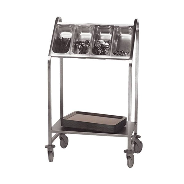 Bestekuitgifte wagen (bestek/dienblad) | 730x450x1100(h)mm