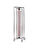 Plate Mate Bordenrek inklapbaar | Geschikt voor 84 borden | 480x480x1890(h)mm 
