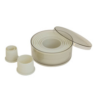 De Buyer Stekerdoos | Glad | Rond | 9 Stuks | Ø20-100mm