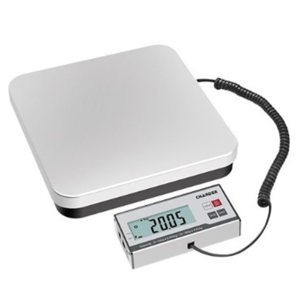 Weegschaal elektronisch plateau 32x30cm 150kg/50gr | 315x305x40(h)mm