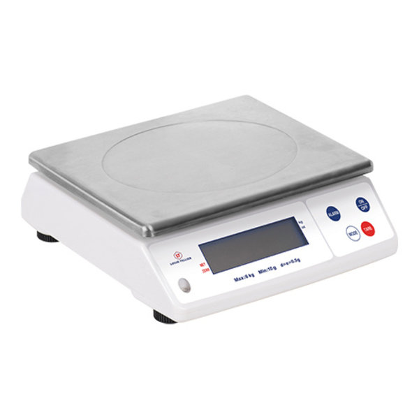 Weegschaal elektronisch RVS plateau  30kg/02gr | 300x310x115(h)mm