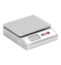 EMGA Weegschaal elektronisch RVS plateau 30x24cm 010kg/1,0gr | 215x200x70(h)mm EMGA Weegschaal elektronisch RVS plateau 30x24cm 010kg/1,0gr | 215x200x70(h)mm