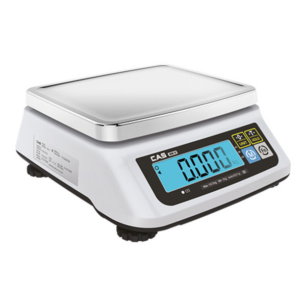 Weegschaal elektronisch RVS plateau 25x20cm 003kg/1gr of 006kg/2gr | 290x260x140(h)mm