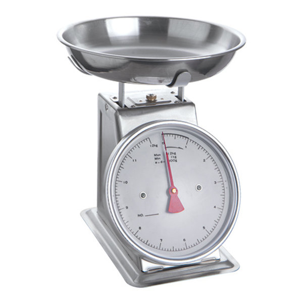 Weegschaal RVS met kom l 012kg/50gr | 315x280x320(h)mm