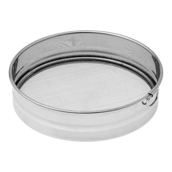 Bakkerijzeef | RVS | Paneermeel | Maaswijdte P10 (1.68x1.68mm) | Ø250mm