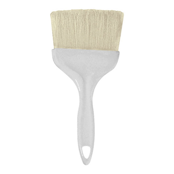 Kwast polyethyleen steel met nylon haar 10cm