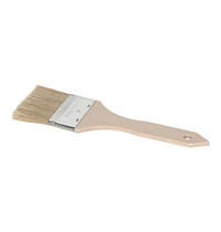 EMGA Kwast met houten steel plat & varkenshaar 8cm EMGA Kwast met houten steel plat & varkenshaar 8cm