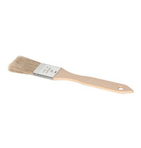 EMGA Kwast van varkenshaar plat met houten steel 4cm EMGA Kwast van varkenshaar plat met houten steel 4cm