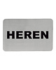 EMGA Infobord heren RVS zelfklevend 11x6cm 