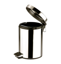 EMGA Pedaalemmer RVS | Met binnen emmer | 3L | Ø17x27(h)cm