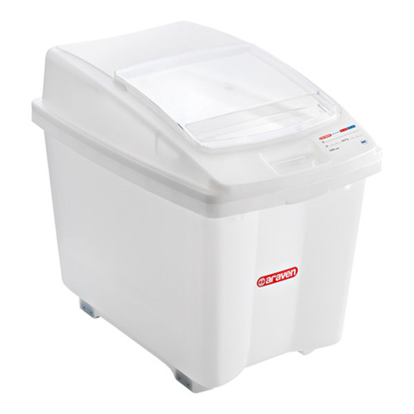 Voedselcontainer polyethyleen met doorzichtige deksel | 80 liter | 435x655x560(h)mm