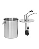 Hovicon Saus/Dressingbar RVS instelbaar tot 40g | Dispenser met hevelbediening | 6 liter/Ø30cm 