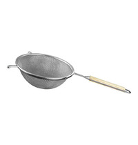 EMGA Passerzeef | Vertind | Dubbel Gaas + Houten Handgreep | Ø160mm