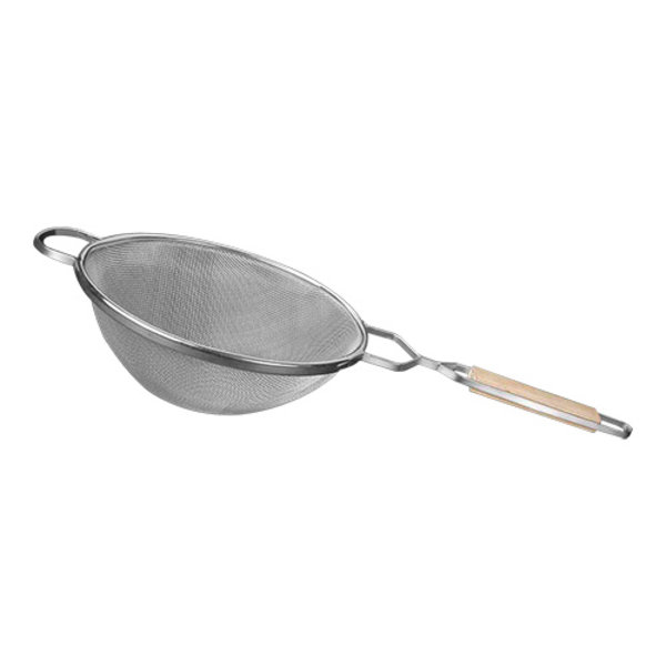 Passerzeef | Vertind | Dubbel Gaas + Beschermbeugel + Houten Steel | Ø260mm