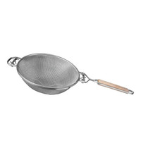EMGA Oplegzeef | Vertind | Dubbel Gaas + Beschermbeugel + Houten Steel | Ø230mm