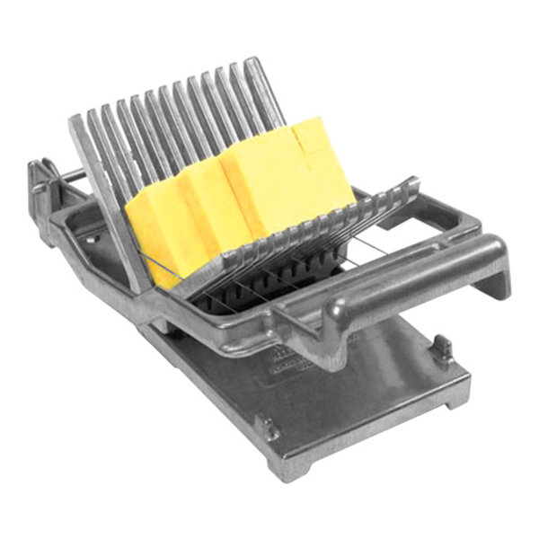 Kaassnijder RVS incl 2 snijarmen 1 & 2 cm | 32x17x12(h)cm