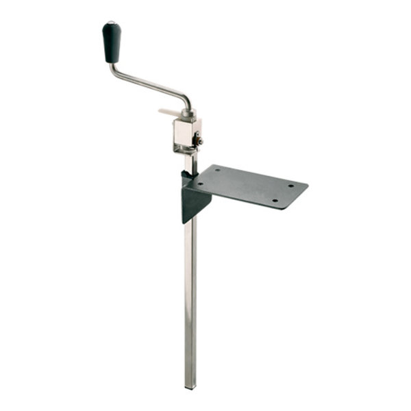 Staart-blikopener staal |  77(l)x50(h)cm