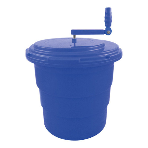 Slacentrifuge slagvast kunststof met uitneembare korf en 3 etages 20 liter | Ø44x55(h)cm