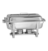MaxPro Chafing Dish Maxpro Basic RVS | GN 1/1 | Met voedselpan | 605x353x302(h)mm 