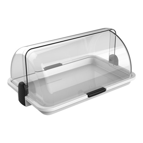 Roll Top Vitrine | Kunststof | 1 Etage | 380x26x170(h)mm