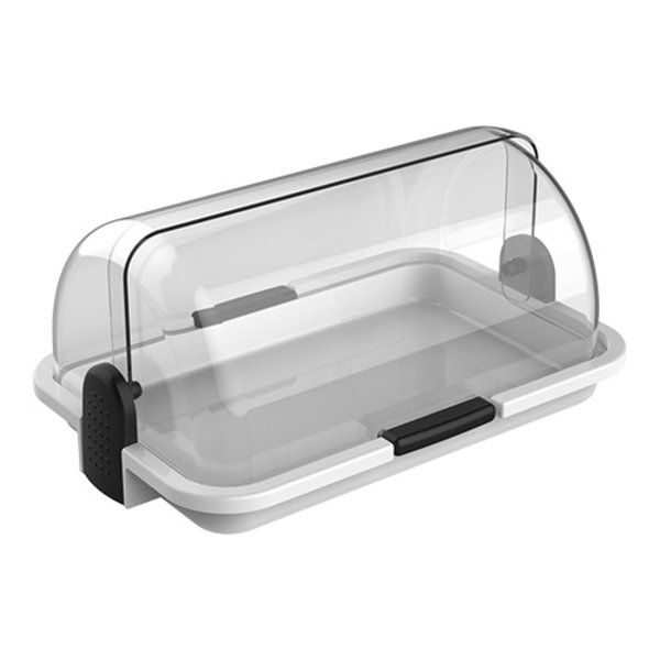 Roll Top Vitrine | Kunststof | 1 Etage | 300x210x140(h)mm