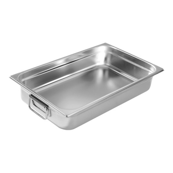 Braadslede RVS | 20,2 liter | Met beweegbare zijgrepen | 1/1 GN | 530x325x150(h)mm