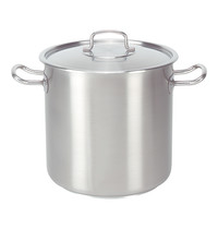 Pujadas Kookpan | INOX PRO | RVS | 33.6L | Div. Warmtebronnen | Incl. Deksel | Ø350x350(h)mm 