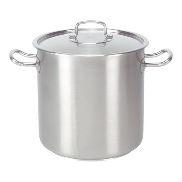 Kookpan | INOX PRO | RVS | 10L | Div. Warmtebronnen | Incl. Deksel | Ø240x240(h)mm