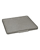EMGA Bak/grillplaat 1 zijde geribbeld - 1 zijde glad 400x400mm 