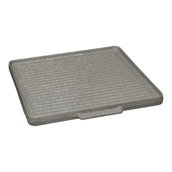 Bak/Grillplaat 1 zijde geribbeld - 1 zijde glad 300x300mm