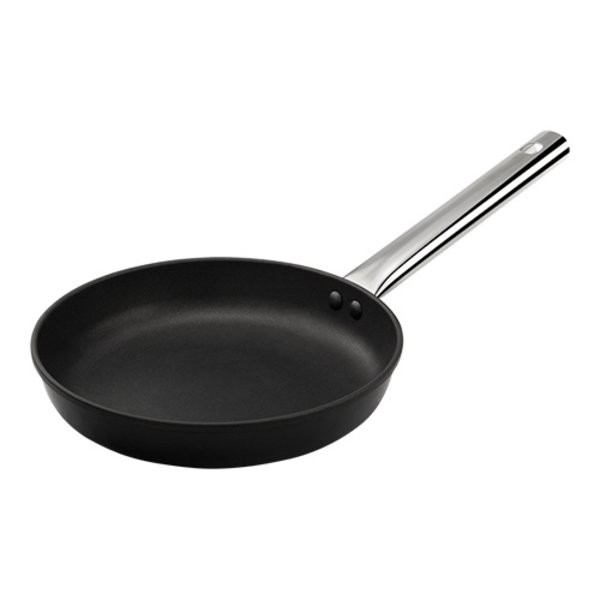 Lyonnaiserpan RVS | Met ophang oog | Ø24x5(h)cm