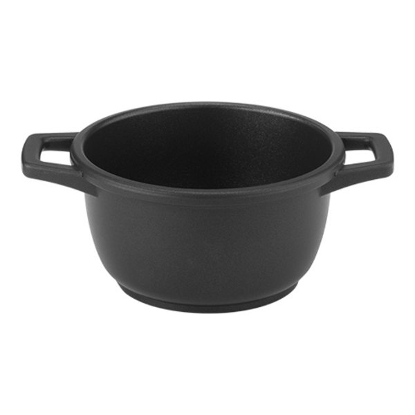 Braadpan aluminium met grepen |  Ø16x8(h)cm