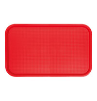 CaterChef Dienblad | Polypropyleen | Rood | 520x325x20(h)mm