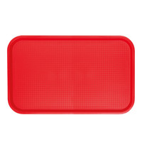 CaterChef Dienblad rood polypropyleen 1/1GN - 52,0x32,5cm