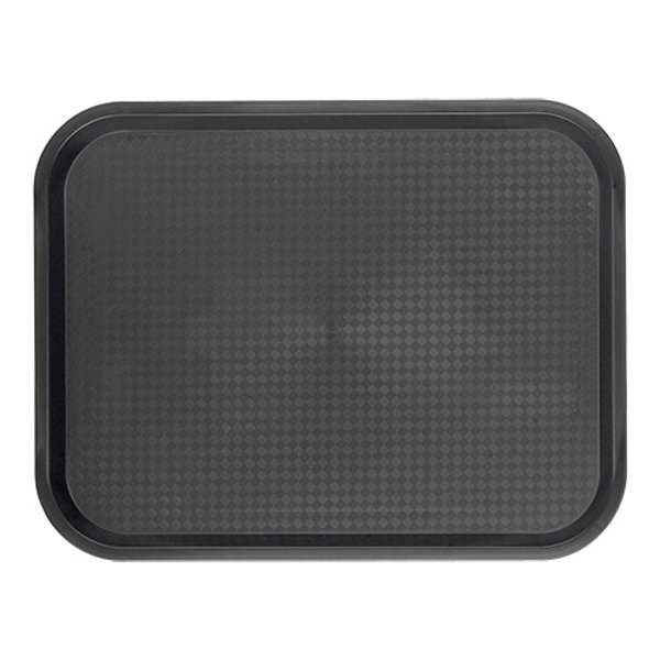 Dienblad | Polypropyleen | Zwart | 455x355x20(h)mm