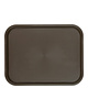 CaterChef Dienblad | Polypropyleen | Bruin | 350x270x20(h)mm 