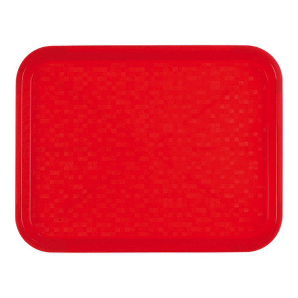 Dienblad | Polypropyleen | Rood | 345x265x19(h)mm