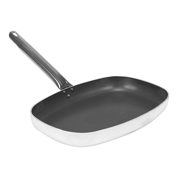 Lyonnaiserpan | ALU PRO | Aluminium (Antiaanbaklaag) | Div. Warmtebronnen | 380x260x50(h)mm