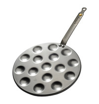 De Buyer Poffertjespan | MINERAL B | Plaatstaal | Div. Warmtebronnen | Ø270x87(h)mm 