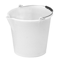 EMGA Emmer kunststof met maatverdeling 9L - Ø27x25(h)cm EMGA Emmer kunststof met maatverdeling 9L - Ø27x25(h)cm