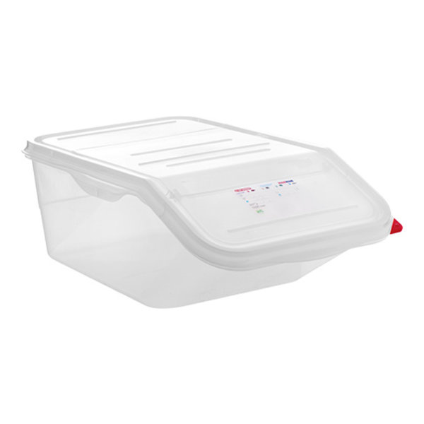 Voedselcontainer stapelbaar met twee openingen | 23 liter | 340x565x200(h)mm