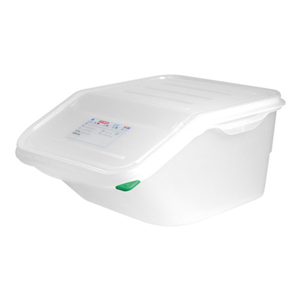 Voedselcontainer stapelbaar met twee openingen | 16 liter | 2/3 GN | 340x415x200(h)mm