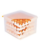 Araven Eierbewaardoos kunststof | Incl 8 eierhouders cap. 120 | 325x355x200(h)mm 