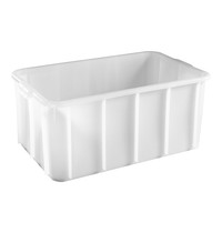 EMGA Stapelbak wit kunststof 43x32x9,5(h)cm EMGA Stapelbak wit kunststof 43x32x9,5(h)cm