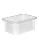 EMGA Stapelbak kunststof wit 12 liter 39,5x29,5x16,5(h)cm 