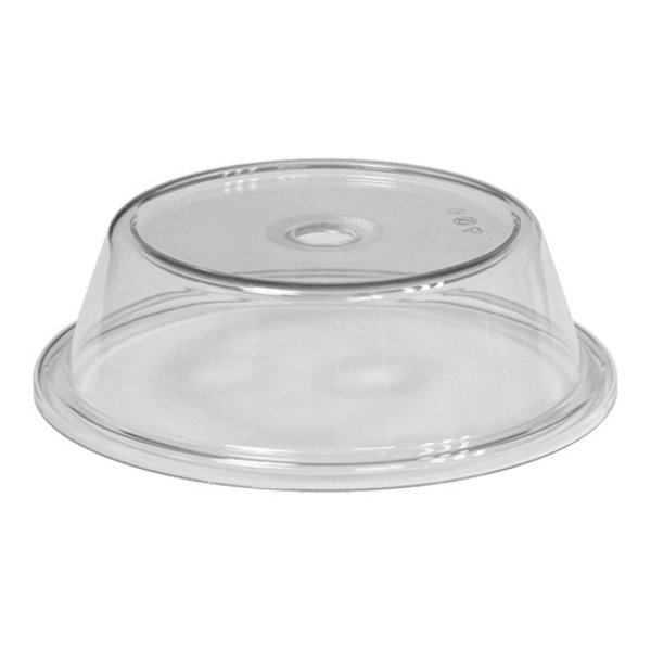 Bordendeksel polycarbonaat met vingeropening  voor borden 215-220mm -  Ø 21,5cm