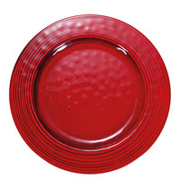 EMGA Bord rood melamine Ø28,0cm