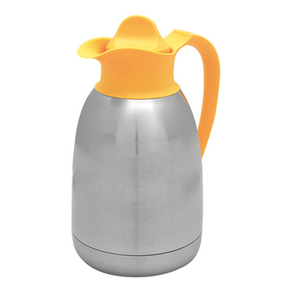 Isoleerkan | RVS | Dubbelwandig | Schroefdop + Uitschenktuit | 1.5L | 260(h)mm
