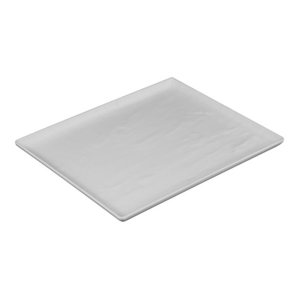 Serveerplateau leisteen look wit 32x26x2(h)cm